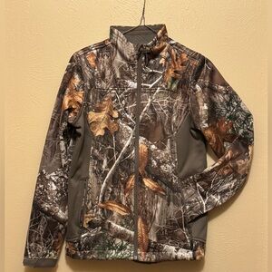 Magellan Youth Camo Soft Shell Jacket